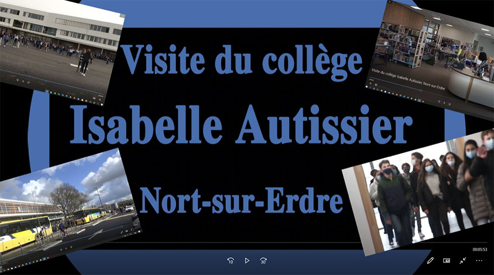 video collège Isabelle Autissier nort-sur-erdre 2021